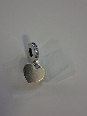 Pandora 798761C01 Engravable Heart Tag Dangle Charm – Sterling Silver
